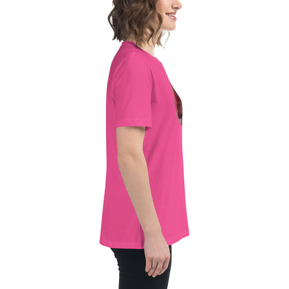 Thumbnail: Tree of Life Placenta Love Bella + Canvas Women's Relaxed T-Shirt