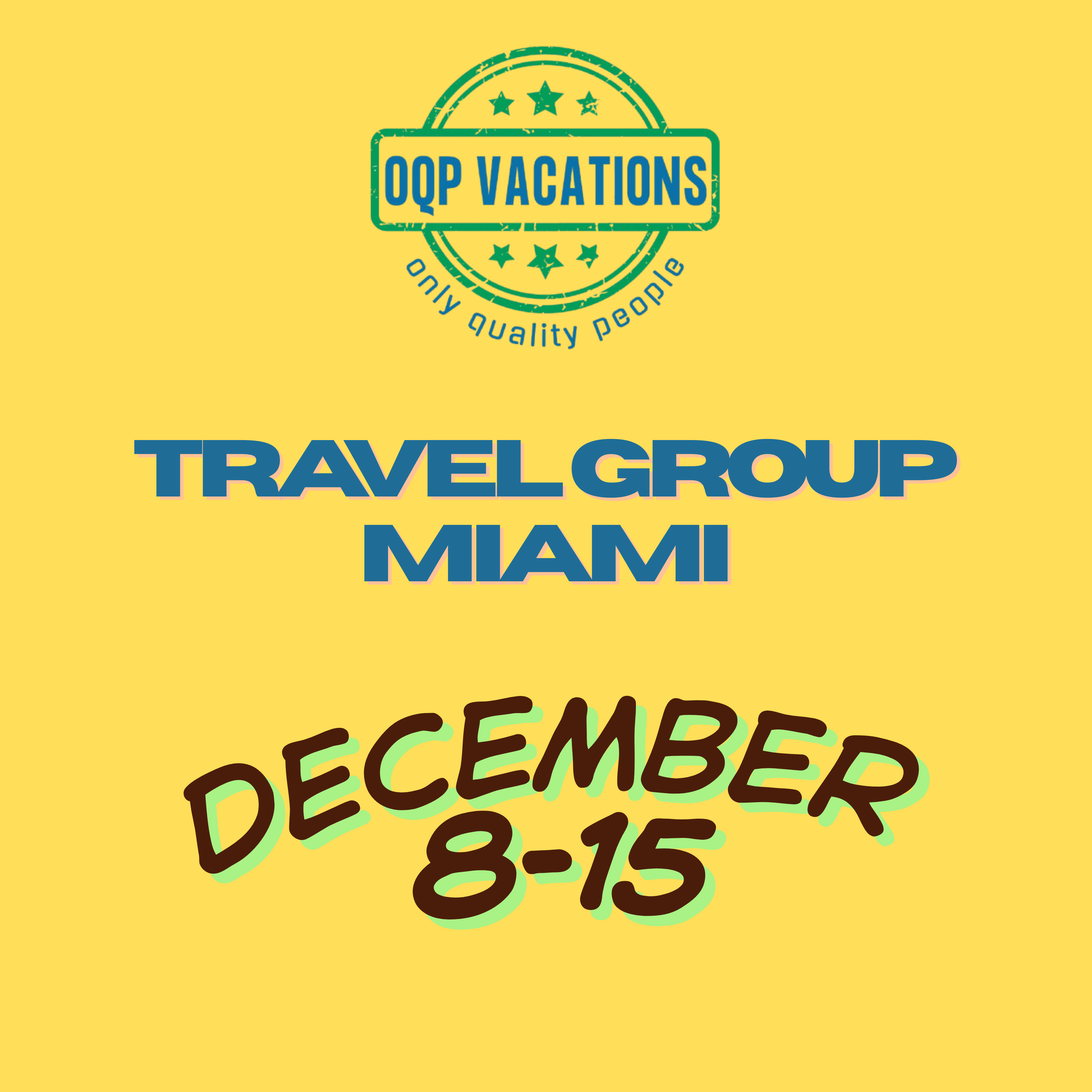 Dec. 8-15 Travel group