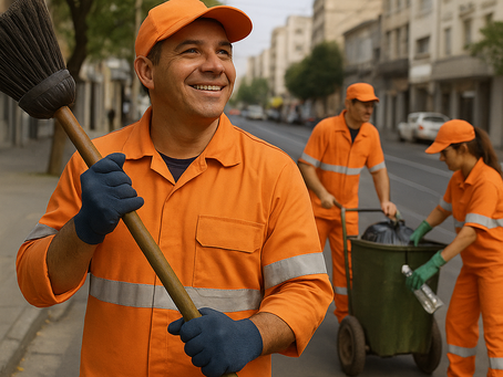 📢 HERÓIS DA CIDADE PRECISAM DE VOCÊ! 🧹🌟 Hoje é o #DiaDoGari e esses heróis invisíveis merecem toda nossa atenção e respeito!
