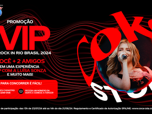 Rock in Rio Brasil 2024: Coca-Cola lança latas exclusivas e promoção com Luísa Sonza e Jão