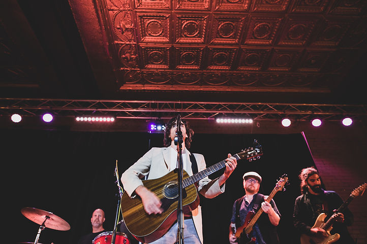 The band performing at Marigold