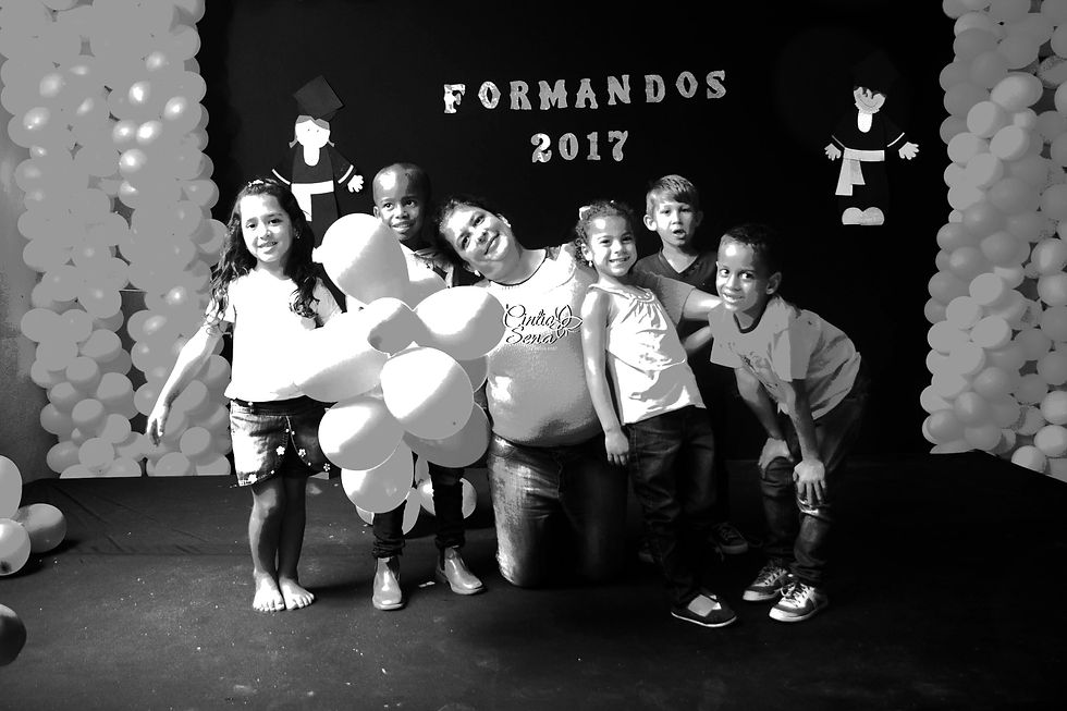 Formatura das crianças do Distrito de Ubaporanga/MG