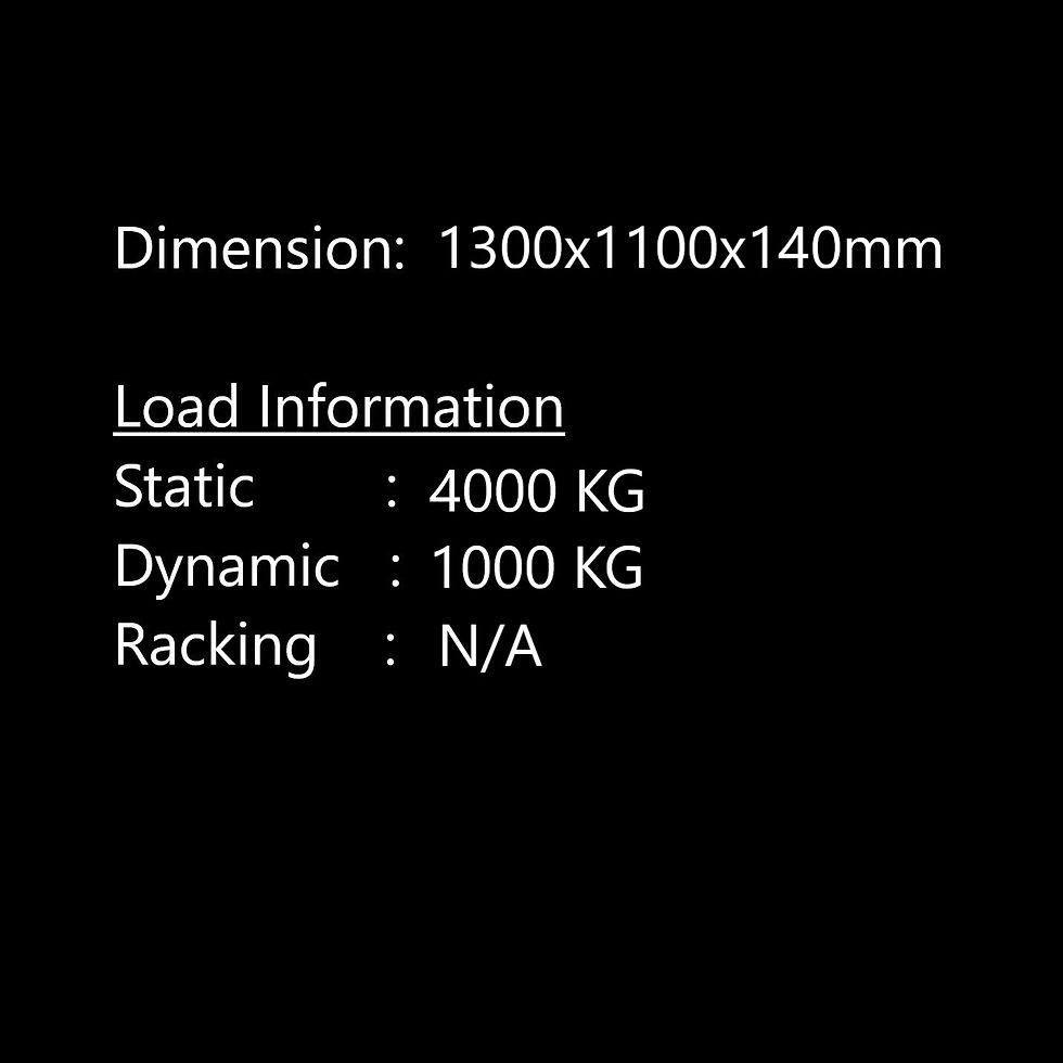 13M-131140-N4 | Heavy Duty Plastic Pallet