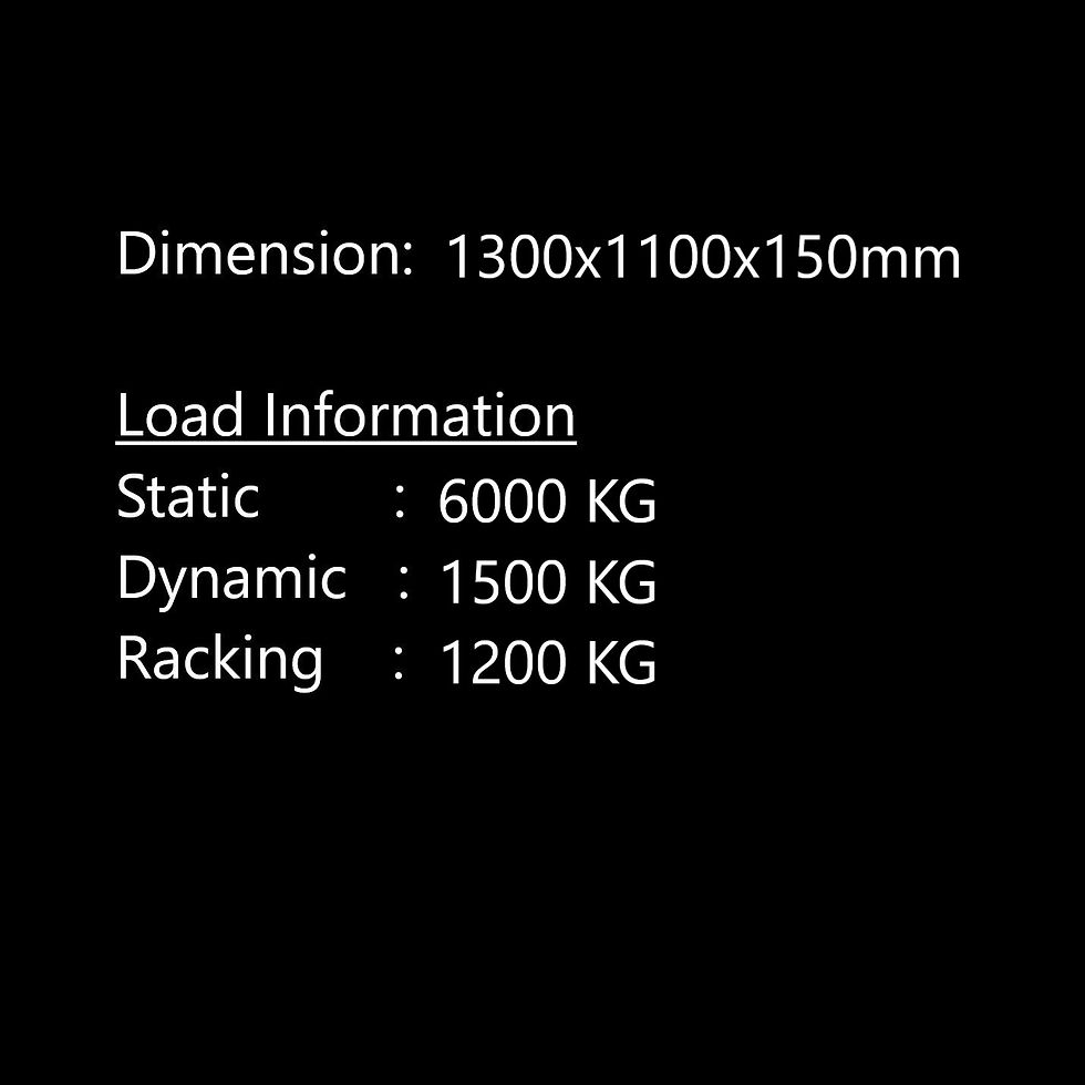 13H-131150-D4 | Heavy Duty Plastic Pallet