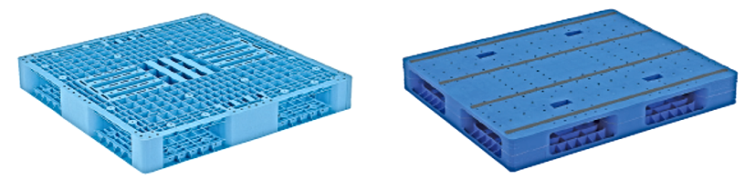 type of plastic pallet surface