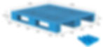 Thumbnail: 13H-121050-S4(C) | Heavy Duty Plastic Pallet