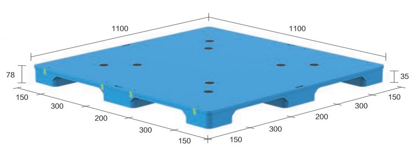 13S-111178-N4(B) | Hygiene Plastic Pallet