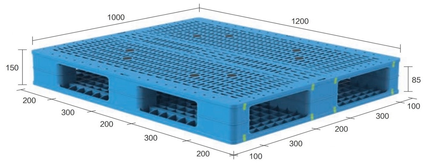13H-121050-R4(A) | Heavy Duty Plastic Pallet