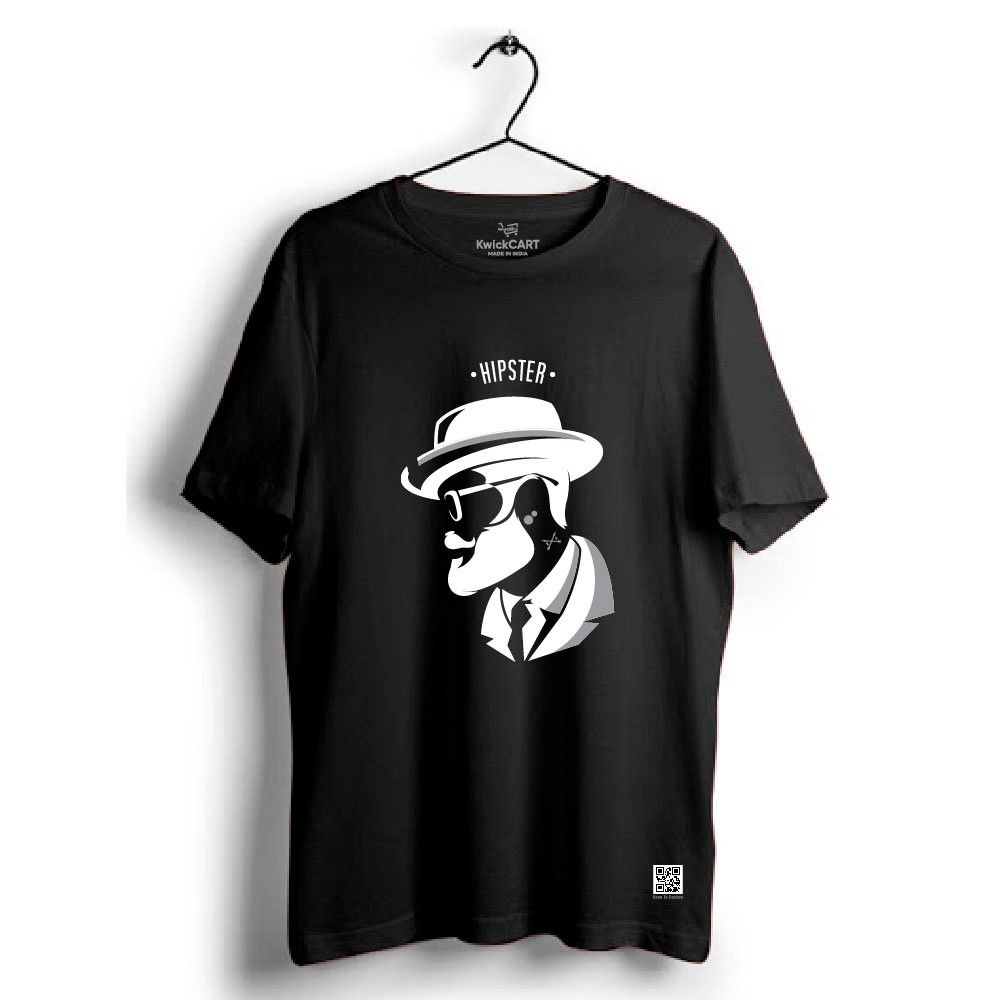 Hipster Trendy Graphic Cotton T-shirt For Men
