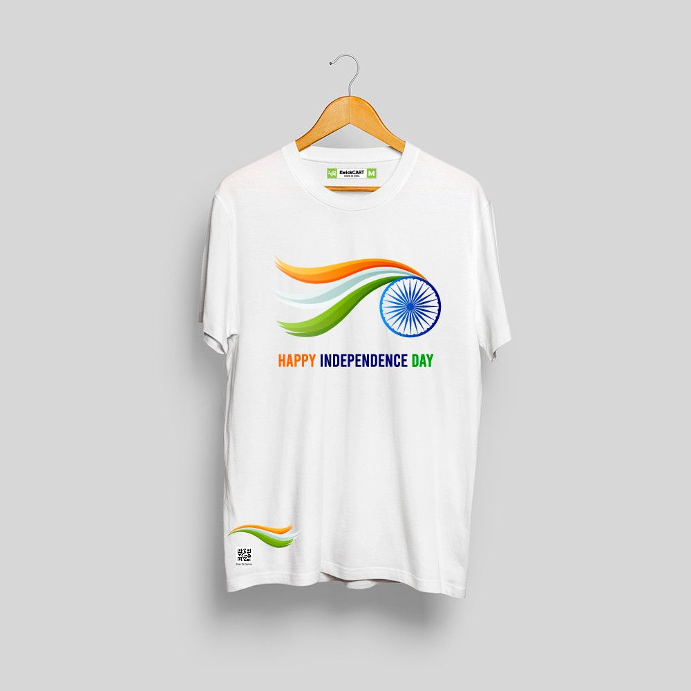 India Flag Printed Independence Day T shirt For Men and Women