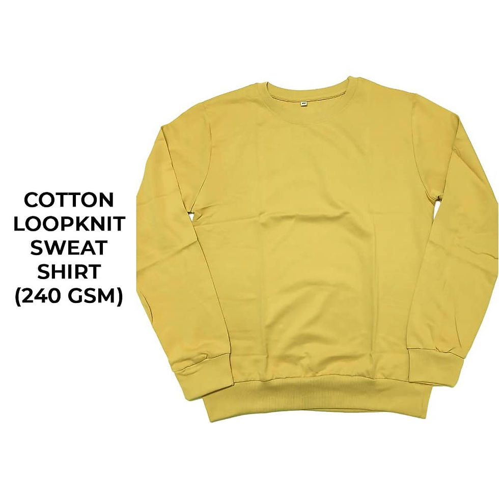 Thumbnail: beige color sweatshirt fabric