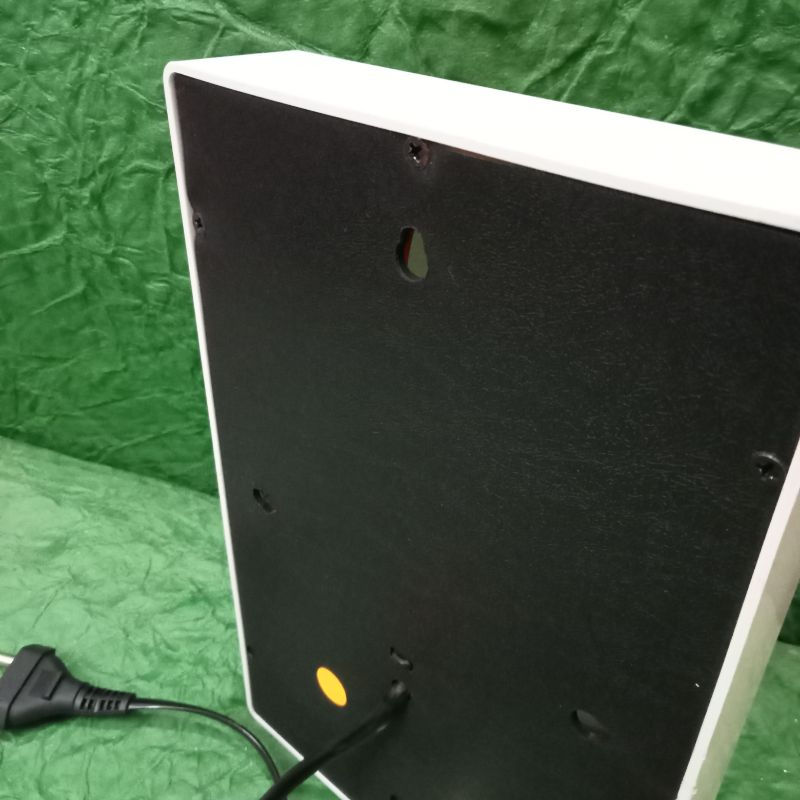 Thumbnail: Wooden Photo Frame Personalised LED Table Photo Lamp With 5 Photos