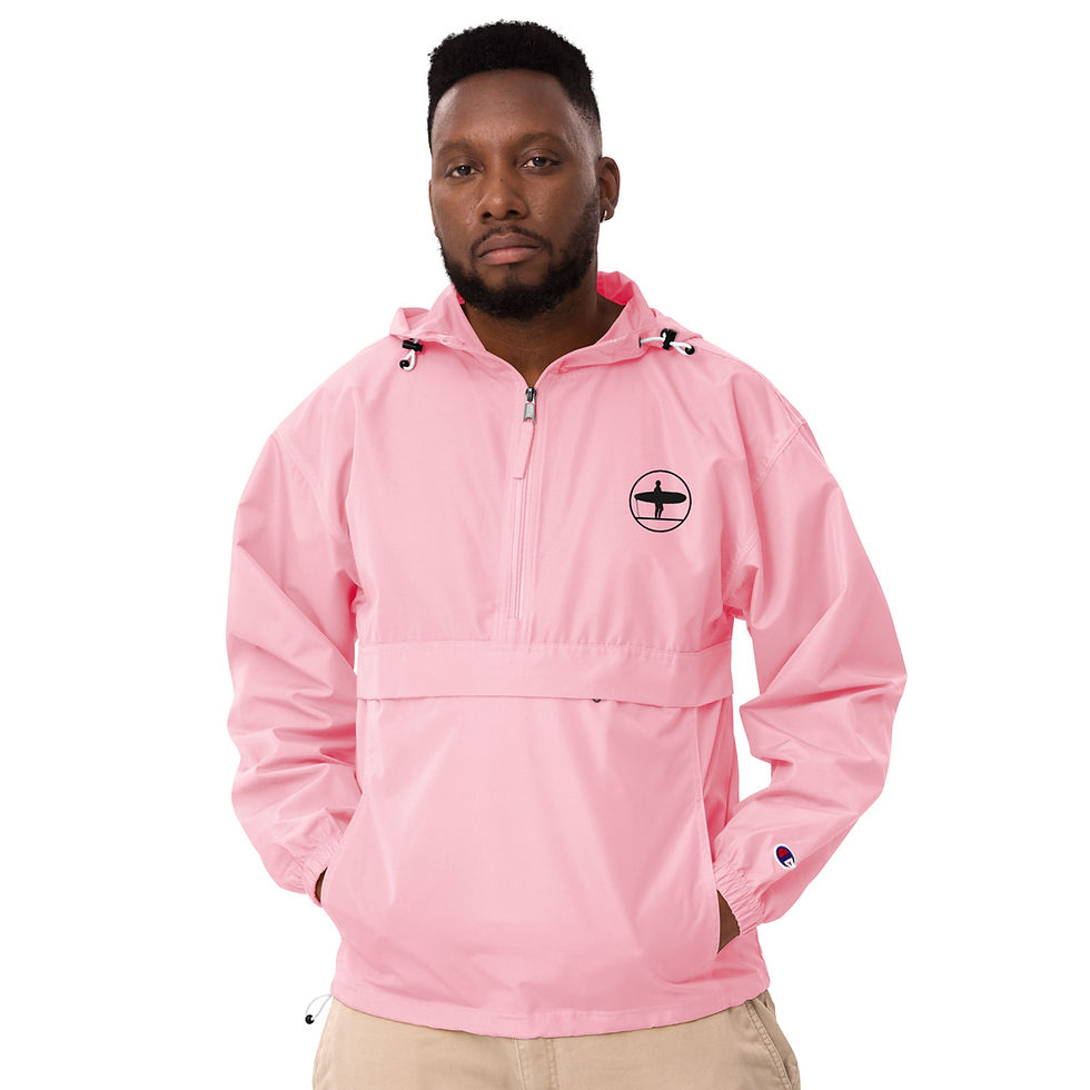 Thumbnail: Point Break Black Logo Water Resistant Packable Jacket