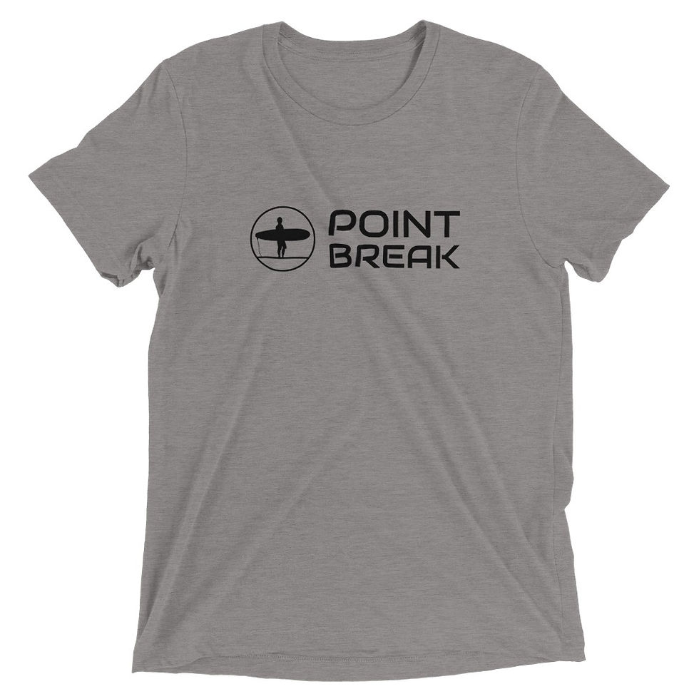 Thumbnail: Point Break Black Logo - Triblend Unisex Crewneck T-shirt