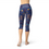 Thumbnail: Womens Paisley Butterfly Capri Leggings