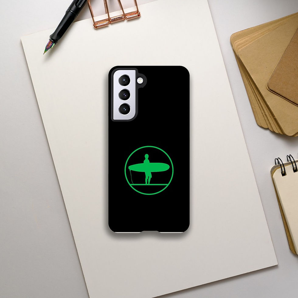 Thumbnail: Phone Tough Case - Black w/ Green Logo