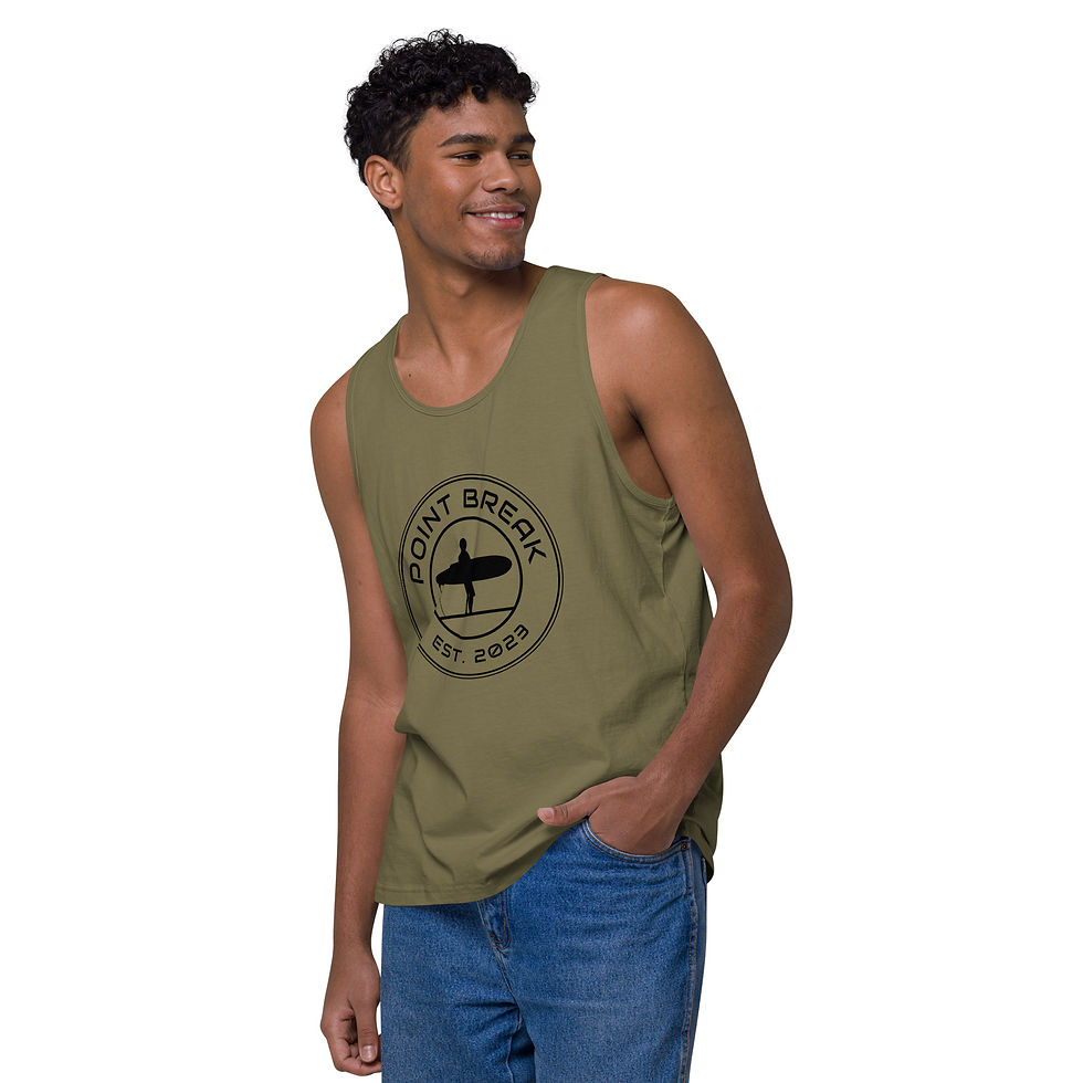 Thumbnail: Point Break Signature Black Logo Tank Top