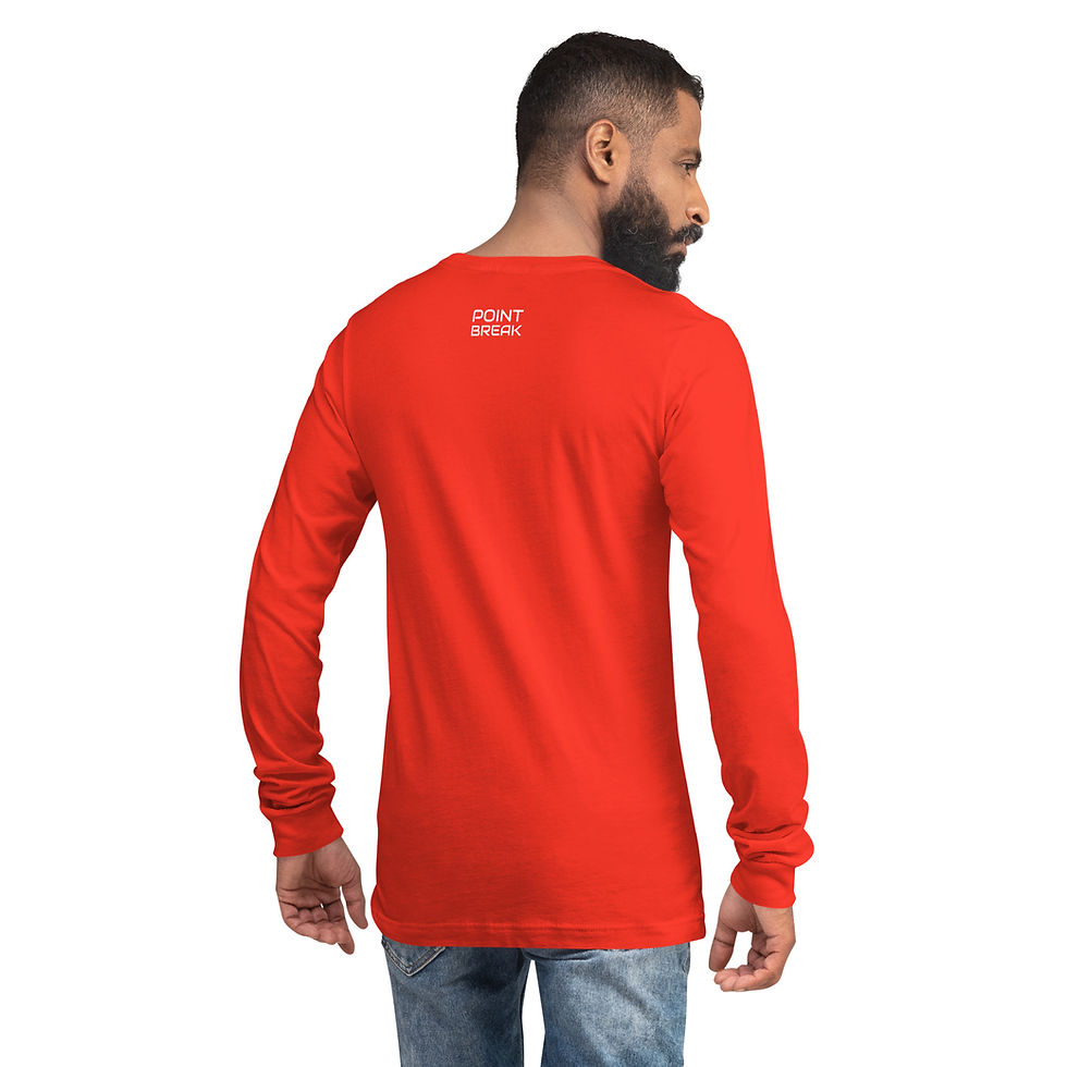 Thumbnail: Point Break White Logo Long Sleeve Tee