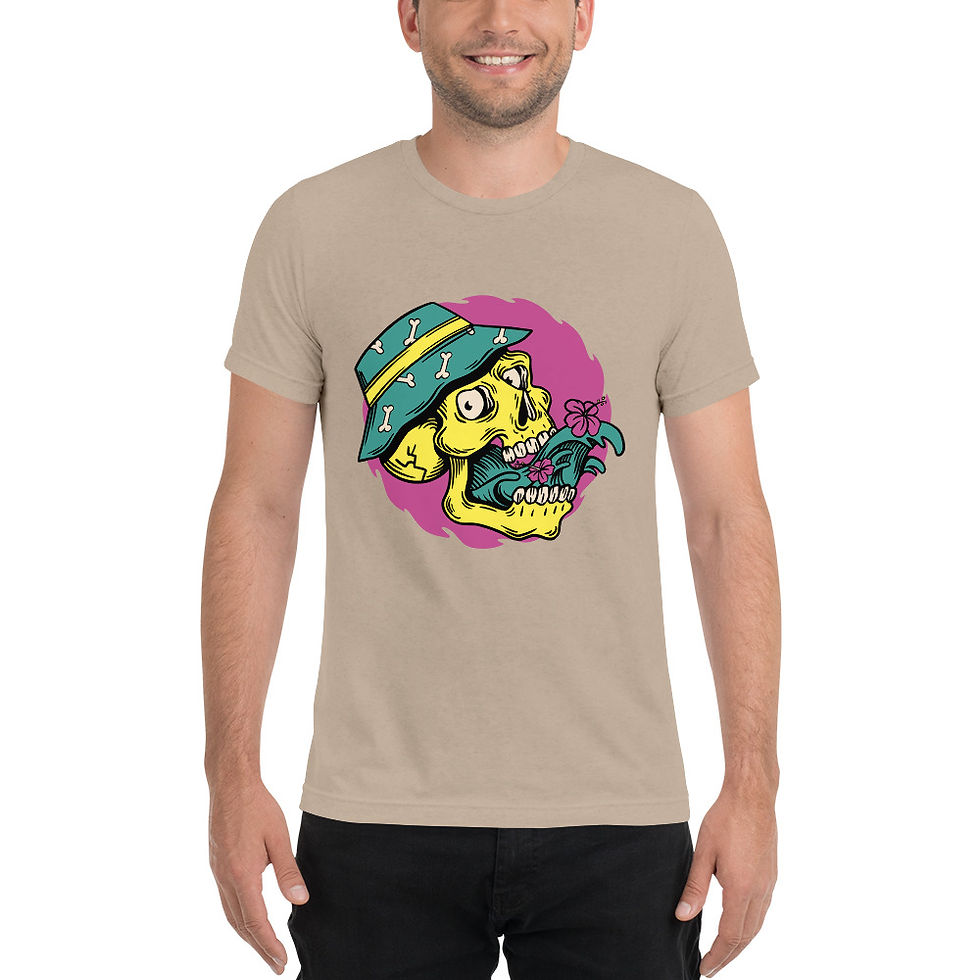 Thumbnail: Point Break Skull Waves Graphic Tee