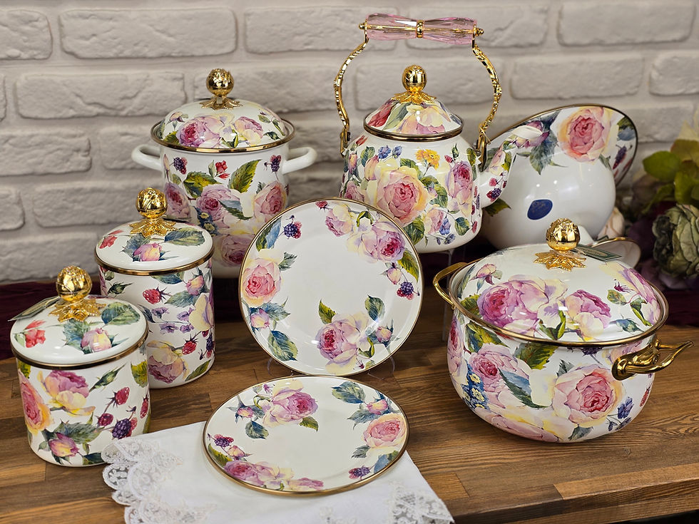 الصورة المصغرة: أواني طهي روز ديلوكس إيناميل 20 سم