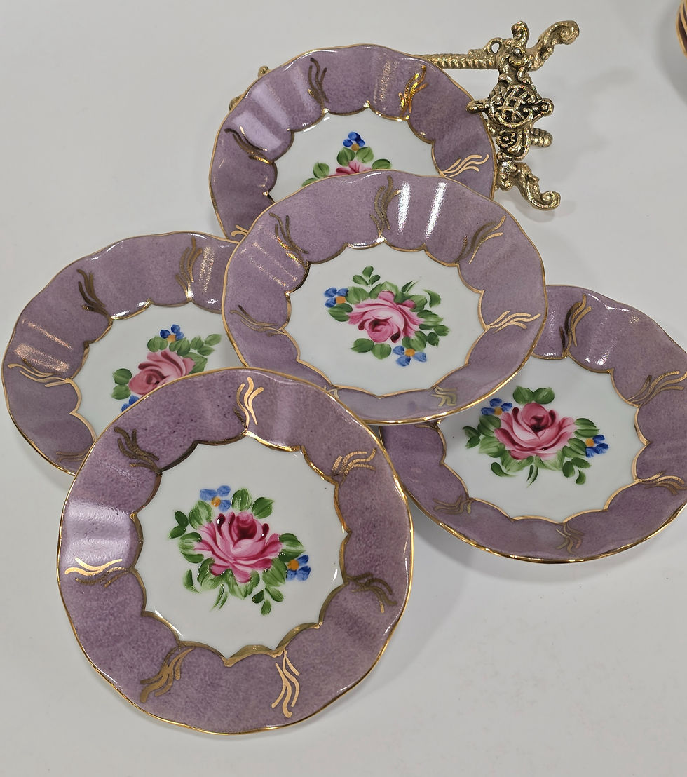 الصورة المصغرة: El Boyama Çay Tabağı ( Mürdüm )