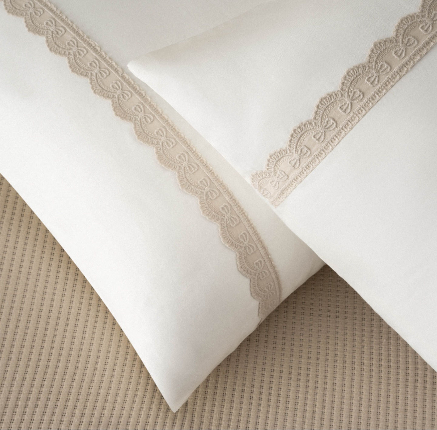 Alessa Çift Kişilik Pike Takımı bej