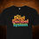 Thumbnail: The Dugi Decibel System Bright logo, Black canvas Tee
