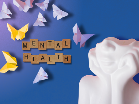 Abstract art representing mental health challenges and the underlying causes