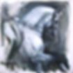Beautifully composed fine oil artwork of a striking grey show horse, presenting. Portrait, close-up, side-on.