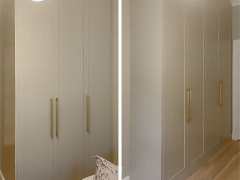 Ukens soverom: To- delt garderobe i gyllen beige!