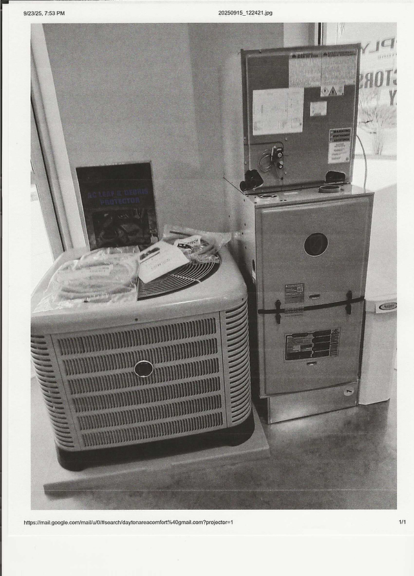 Allow us the privilege of satisfying your heating & cooling needs.