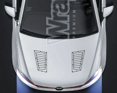 Thumbnail: Volkswagen Golf Mk7 Bonnet Vents