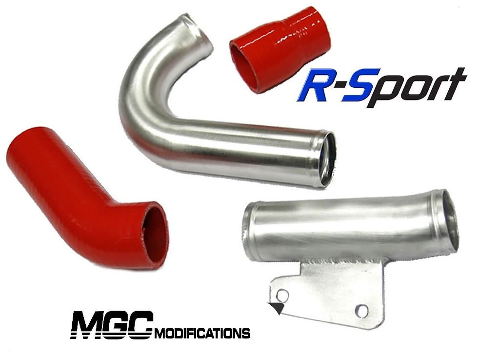 Ford Fiesta ST180 R-Sport Large Bore Hot Side Hard Pipe Kit