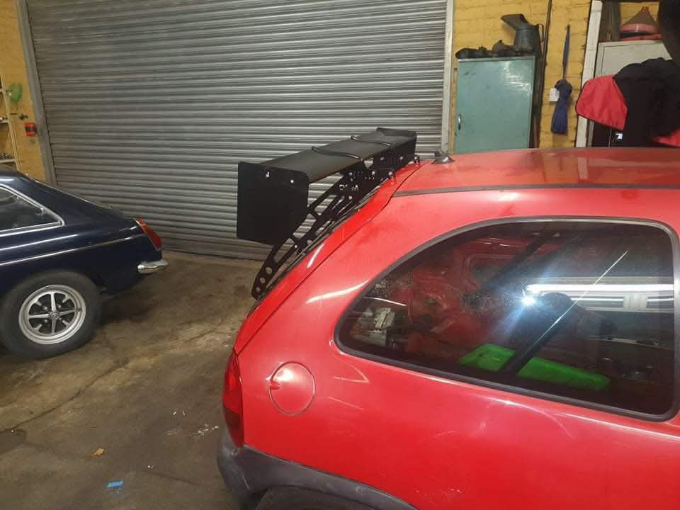 MGC Modifications Vauxhall Corsa B Spoiler Kit
