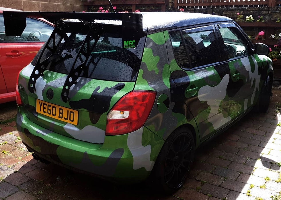 Skoda Fabia 5J Spoiler Kit