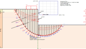 How can DeepEX calculate the slope stability safety factor in my excavation models?
