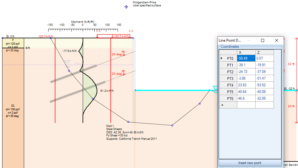 Specifying a user-defined slope surface in DeepEX