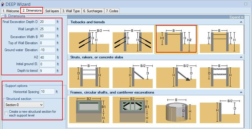 Selecting a project type in DeepEX model wizard