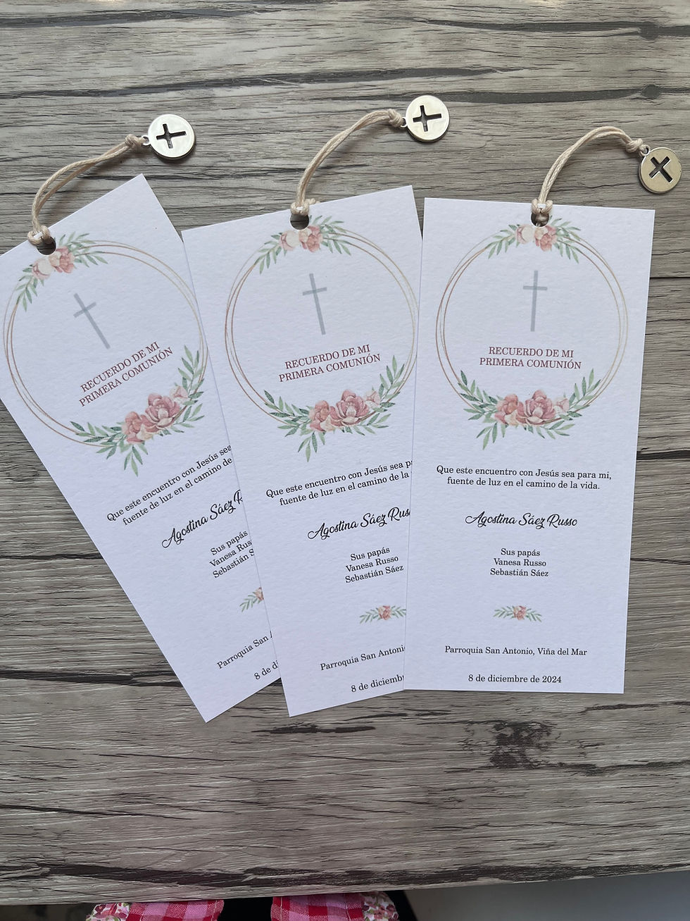 Miniatura: Santito diseño Peonías / Incluye 12 marcadores