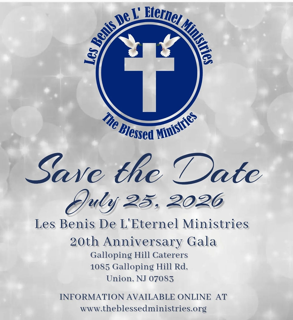 Les Benis De L'Eternel Ministries is celebrating their 20th anniversary!    
