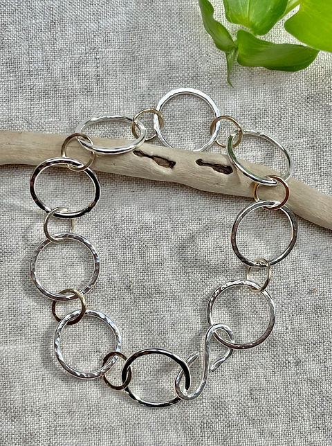 Silver gold top bracelet price