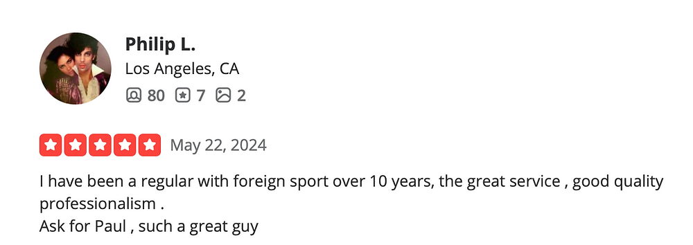 Foreign Sport Technicians