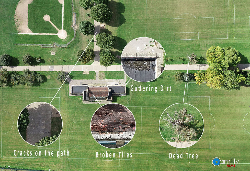 drone mappig of lanscape