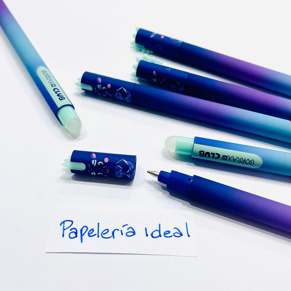 Miniatura: Lapicera borrable tinta azul unidad 