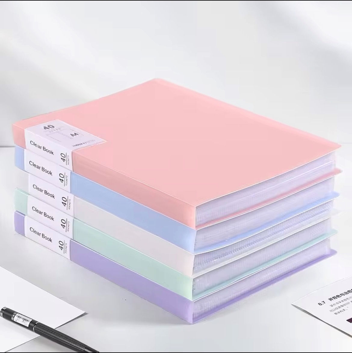 Carpeta de 40 folios  - tamaño A4 