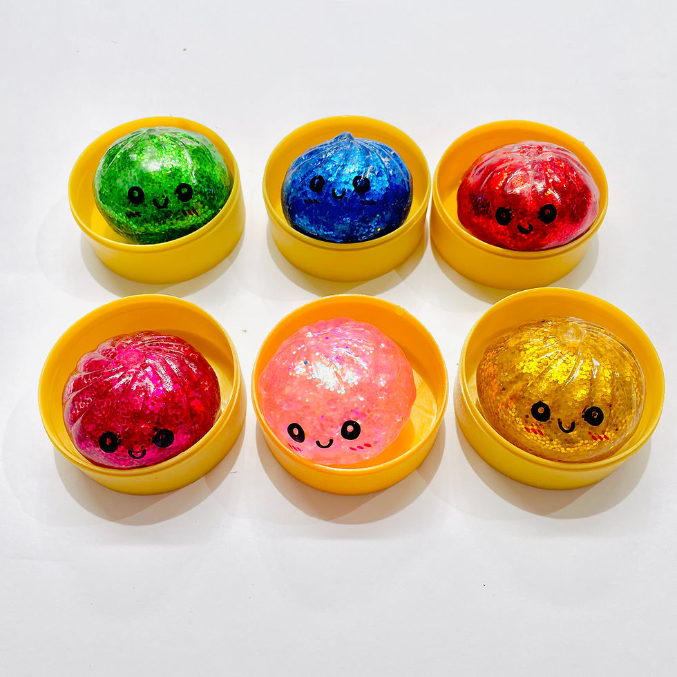 Miniatura: Mini Squishy Dumpling Glitter 