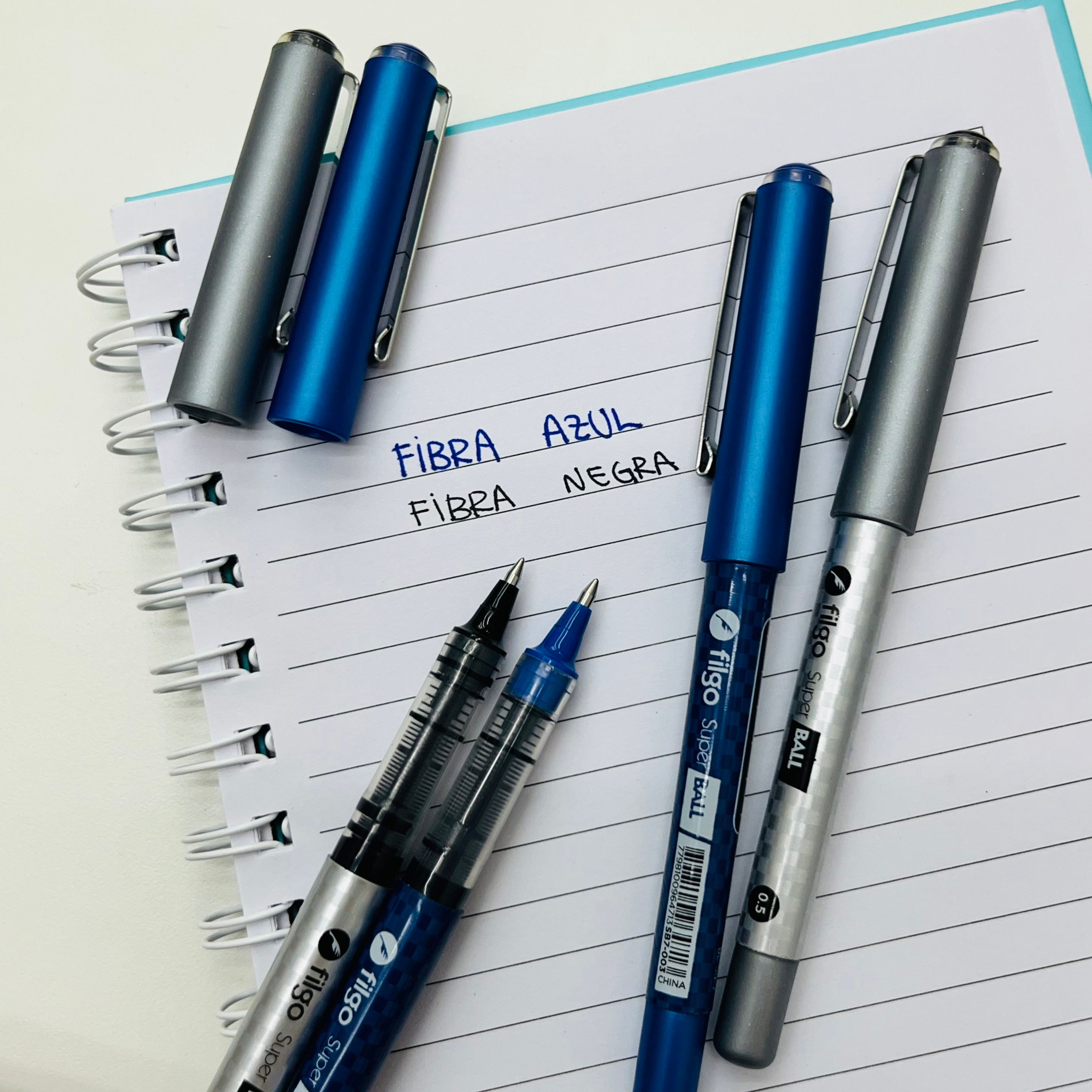 Fibra en gel 0,7  - azul o negra 