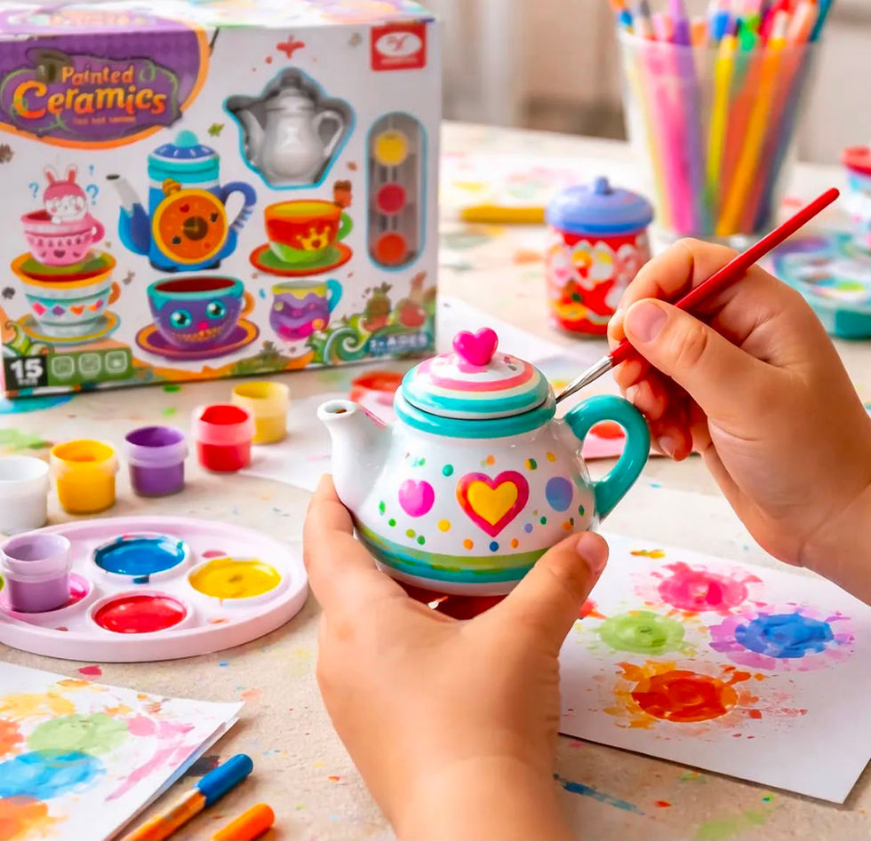 Miniatura: Kit de Cerámica para Pintar – Juego de Té