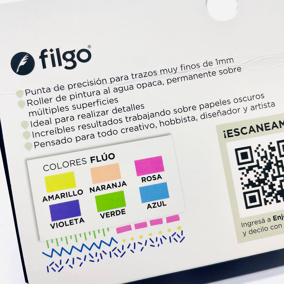 Miniatura: Lapiceras fluo roller - FILGO