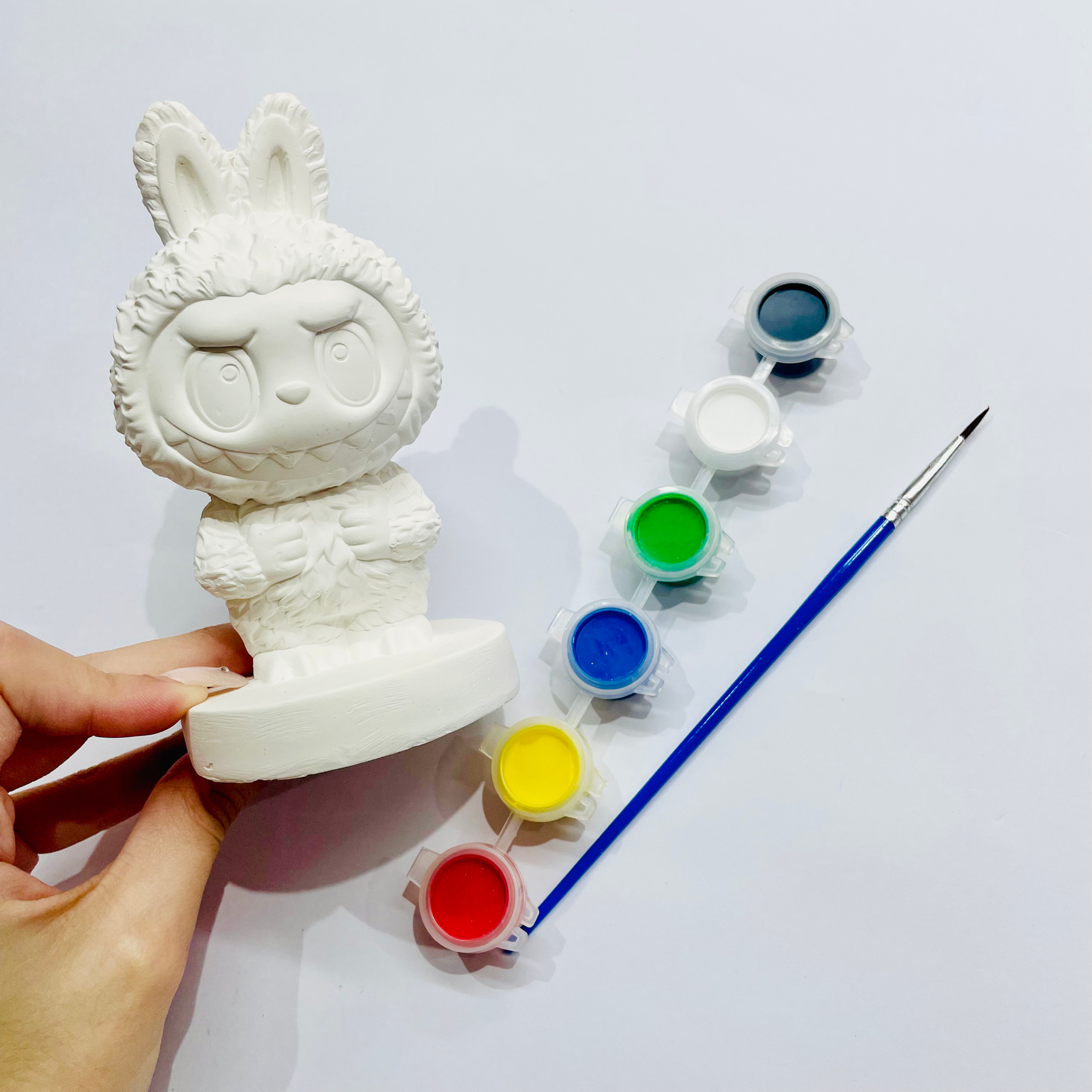 Set de pintura en yeso de labubu